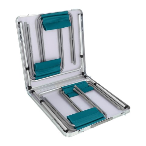 NC1633 STÓŁ I KRZESŁA ZESTAW NIEBIESKI NILS CAMP