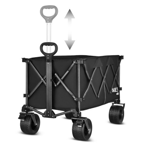 NC2604 WÓZEK CZARNY XXL 180L NILS CAMP