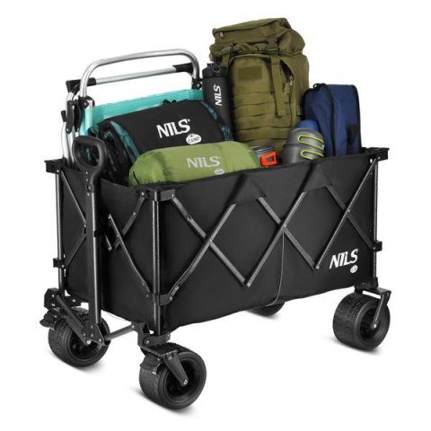 NC2604 WÓZEK CZARNY XXL 180L NILS CAMP