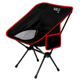 NC3320 KRZESŁO SKŁADANE ULTRALIGHT CZARNE NILS CAMP