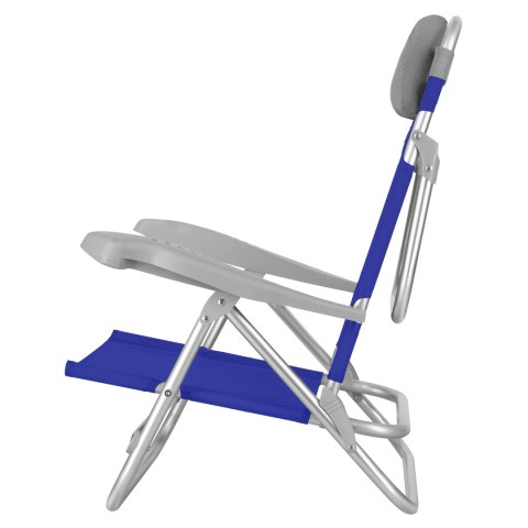 NC3502 KRZESŁO TURYSTYCZNE SKŁADANE NIEBIESKO-SZARE NILS CAMP