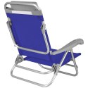 NC3502 KRZESŁO TURYSTYCZNE SKŁADANE NIEBIESKO-SZARE NILS CAMP