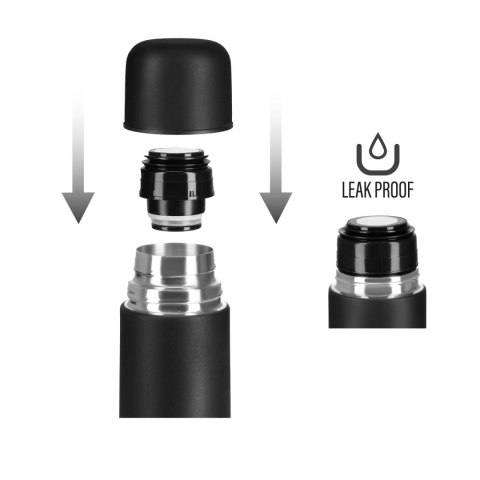 NC3804 TERMOS TURYSTYCZNY 1000 ML CZARNY NILS CAMP