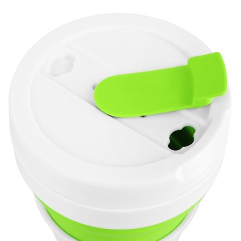 NC4103 KUBEK SILIKONOWY SKŁADANY 600ML JASNO ZIELONY NILS CAMP