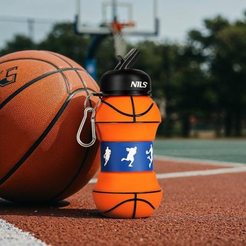 NC4104 KUBEK SILIKONOWY SKŁADANY 550ML BASKETBALL NILS