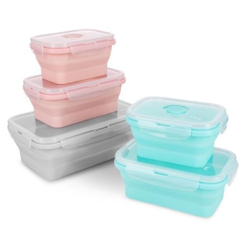 NC4105 POJEMNIK/LUNCH BOX SKŁADANY SZARY 1200ML NILS CAMP