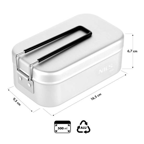 NC4201 MENAŻKA ALUMINIOWA 500 ML NILS CAMP