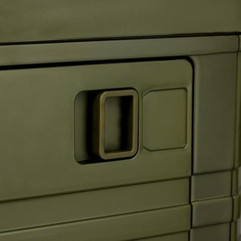 NCB4002 SKŁADANA SKRZYNIA KEMPINGOWA Z FUNKCJĄ STOŁU 2W1 ZIELONA NILS CAMP