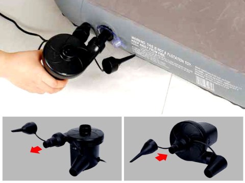 POMPKA ELEKTRYCZNA DO MATERACY 3 KOŃCÓWKI 29P312-2EU