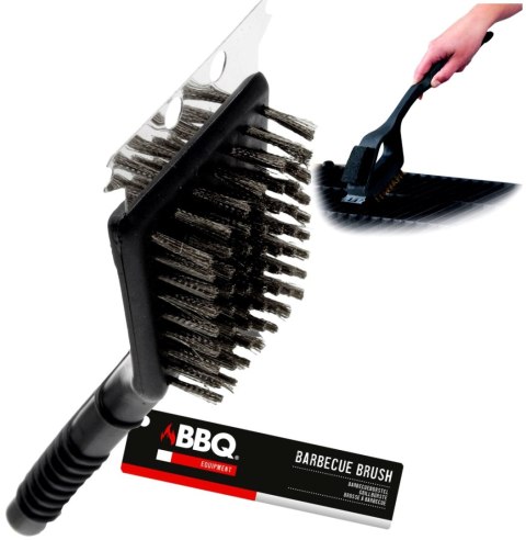 SZCZOTKA DO CZYSZCZENIA RUSZTU 2W1 21CM