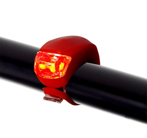 ZESTAW SILIKONOWYCH LAMP ROWEROWYCH LED PRZÓD I TYŁ DUNLOP