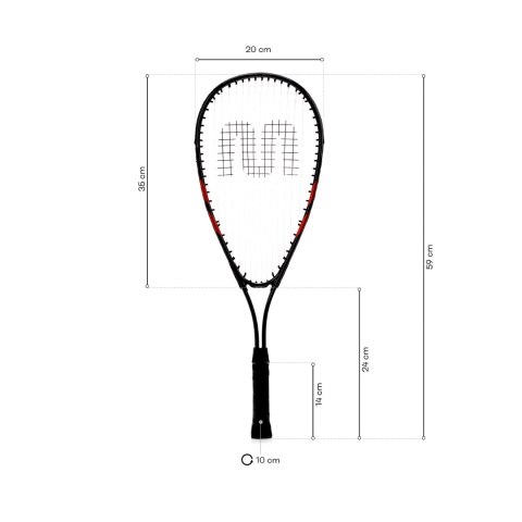 Zestaw do speed badmintona Meteor 2 rakietki aluminiowe 3 lotki