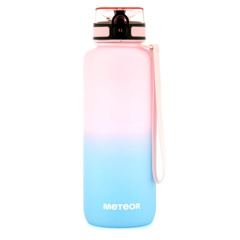 Bidon sportowy Meteor 1500 ml różowy/niebieski