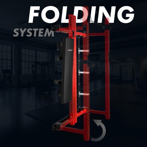 KLT34 WIELOFUNKCYJNA KLATKA TRENINGOWA SKŁADANA RED HMS