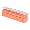NC17103 KARIMATA SKŁADANA TURYSTYCZNA Z PODBICIEM ALUMINIOWYM + XPE 195 CM POMARAŃCZOWA NILS CAMP