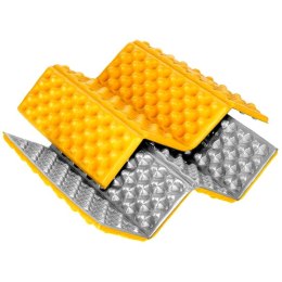 NC17105 MATA KEMPINGOWA DO SIEDZENIA Z PODBICIEM ALUMINIOWYM +IXPE 40 CM ŻÓŁTA NILS CAMP