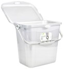 Pojemnik na proszek z/p 7 L BIAŁY */