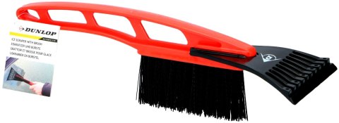 SKROBACZKA DO LODU SZCZOTKA 2W1 31CM DUNLOP CZERWONA