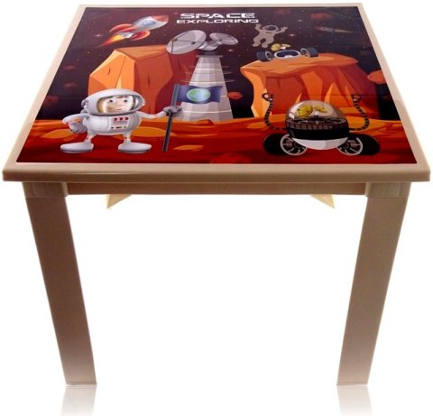 Stolik dziecięcy z motywem /50x50x40 cm/ FIORE