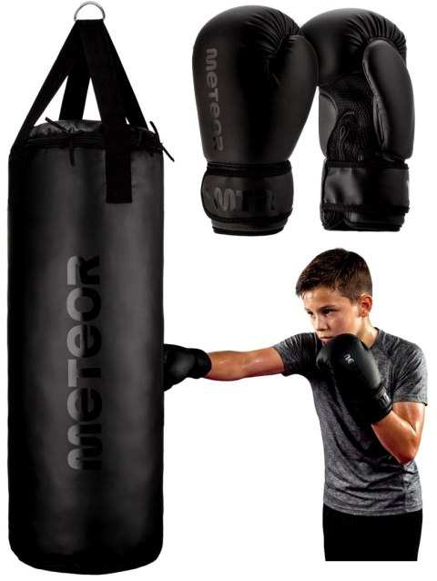 Zestaw worek bokserski 12 kg i rękawice bokserskie 6 oz Meteor