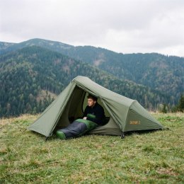 NC1705 ŚPIWÓR ULTRA LIGHT CZARNO-ZIELONY NILS CAMP