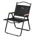 NC4307 KRZESŁO SKŁADANE CZARNE NILS CAMP