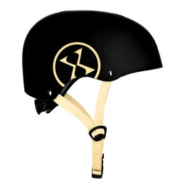 MTW001-1 KASK CZARNO-BEŻOWY ROZM. M(55-58CM) NILS EXTREME