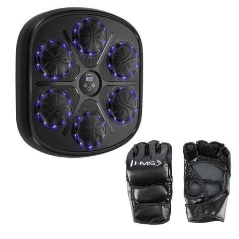 TB03 ELEKTRONICZNA TARCZA BOKSERSKA BLUETOOTH Z MUZYKĄ I RĘKAWICAMI HMS
