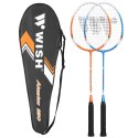 ALUMTEC 330K ZESTAW RAKIET DO BADMINTONA NIEBIESKI+ORANGE WISH