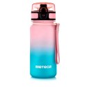 Bidon sportowy Meteor 350 ml różowy/turkusowy