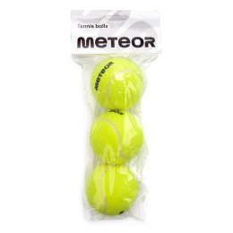 Piłki do tenisa ziemnego Meteor 3 sztuki
