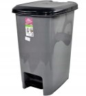 Pojemnik z pedałem SLIM 60 L 490x356x632 mm Kolor: Brązowy