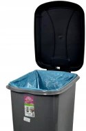 Pojemnik z pedałem SLIM 60 L 490x356x632 mm Kolor: Brązowy