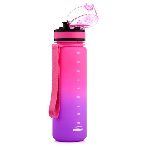 Bidon sportowy Meteor 500 ml różowy/fioletowy
