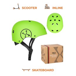 MTW001-2 KASK ZIELONY M(55-58CM) NILS EXTREME