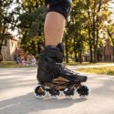 NA1601 ŁYŻWOROLKI SLALOMOWE SLAYD CZARNE ROZM. 42 NILS EXTREME