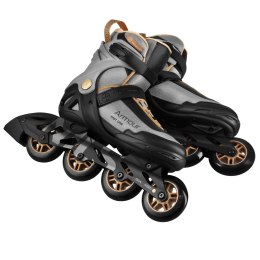NA22151 ŁYŻWOROLKI ARMOUR SZARE ROZM. 39 NILS EXTREME