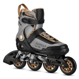 NA22151 ŁYŻWOROLKI ARMOUR SZARE ROZM. 39 NILS EXTREME