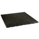 POS35 PODŁOGA GUMOWA POD SPRZĘT FITNESS Z WYPUSTKAMI BLACK/YELLOW HMS