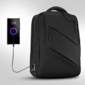 NC4502 PLECAK NA LAPTOP Z USB CZARNY NILS