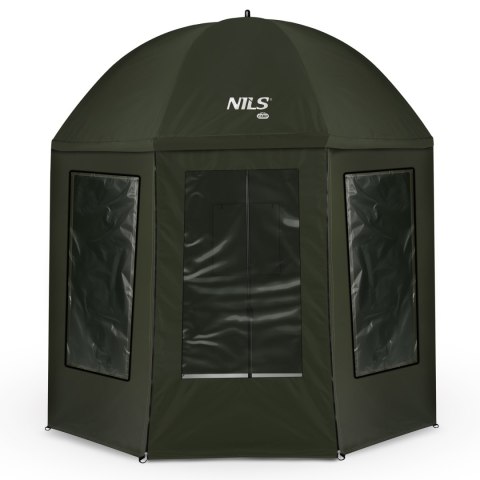 NC4701 PARASOL WĘDKARSKI Z PEŁNĄ OSŁONĄ NILS CAMP