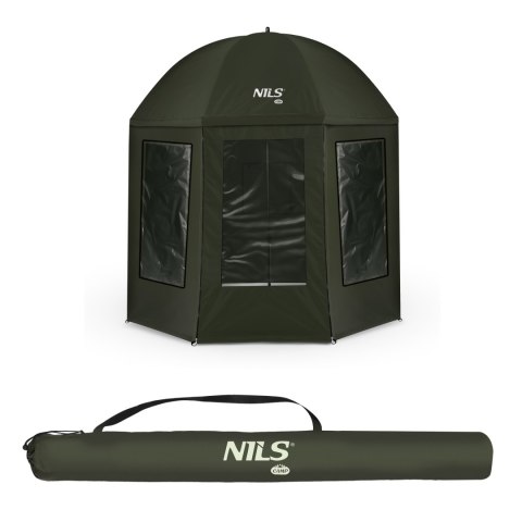 NC4701 PARASOL WĘDKARSKI Z PEŁNĄ OSŁONĄ NILS CAMP