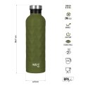 NC3805 BUTELKA TURYSTYCZNA 750ML ZIELONA NILS CAMP